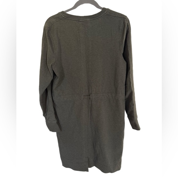 Athleta Farallon Dark Olive Heather Dress size medium - Picture 4 of 6